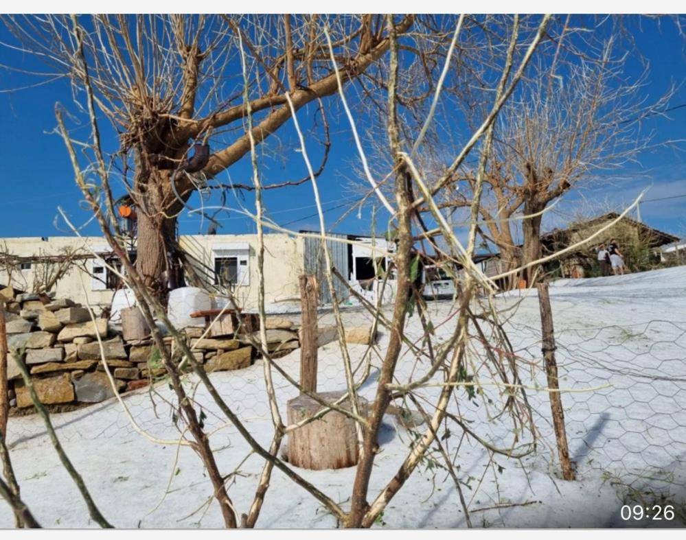 Konya yolundaki çiftçileri don ve selden sonra dolu vurdu 3